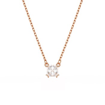 Pendentif Swarovski Stilla rosé format carré
