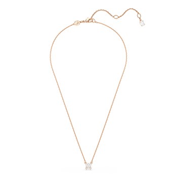 Pendentif Swarovski Stilla rosé format carré