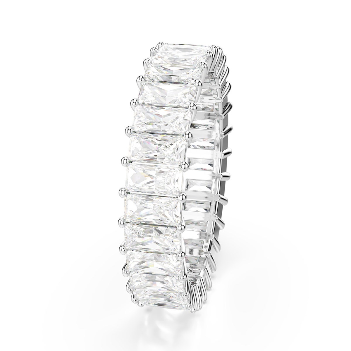 Bague Swarovski Matrix blanche 58 - vue 4