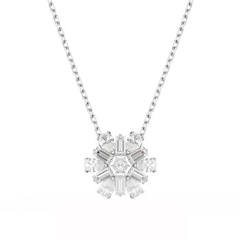 Collier Swarovski Idyllia fleur blanche