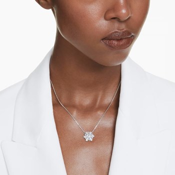 Collier Swarovski Idyllia fleur blanche