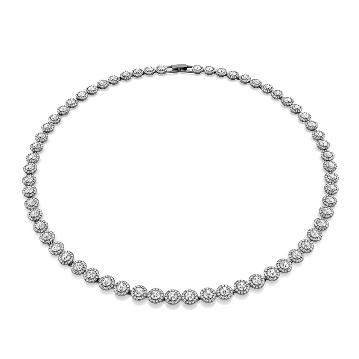 Collier Swarovski Una argenté