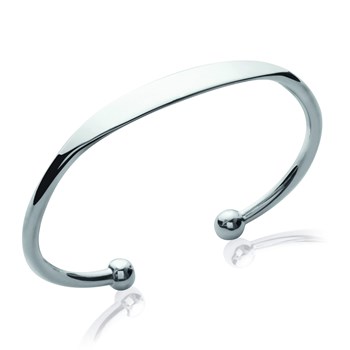 Bracelet Brillaxis jonc esclave argent