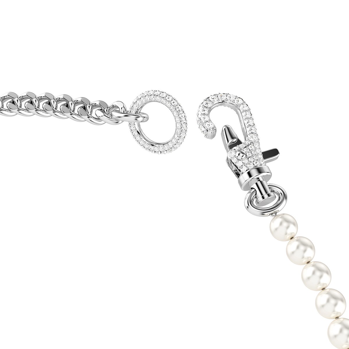 Collier Swarovski Dextera all around Crystal Pearls - vue 4