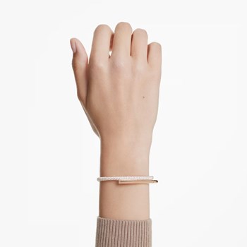 Bracelet jonc Swarovski Dextera rosé M