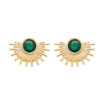 Boucles d'oreilles Soleil Brillaxis
Plaqué Or avec Oxydes de zirconium