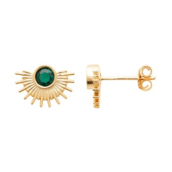 Boucles d'oreilles Soleil Brillaxis
Plaqué Or avec Oxydes de zirconium