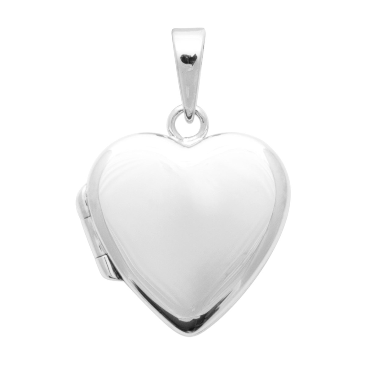 Pendentif Brillaxis porte-photo en forme de coeur_x000D_
cassolette en argent rhodié