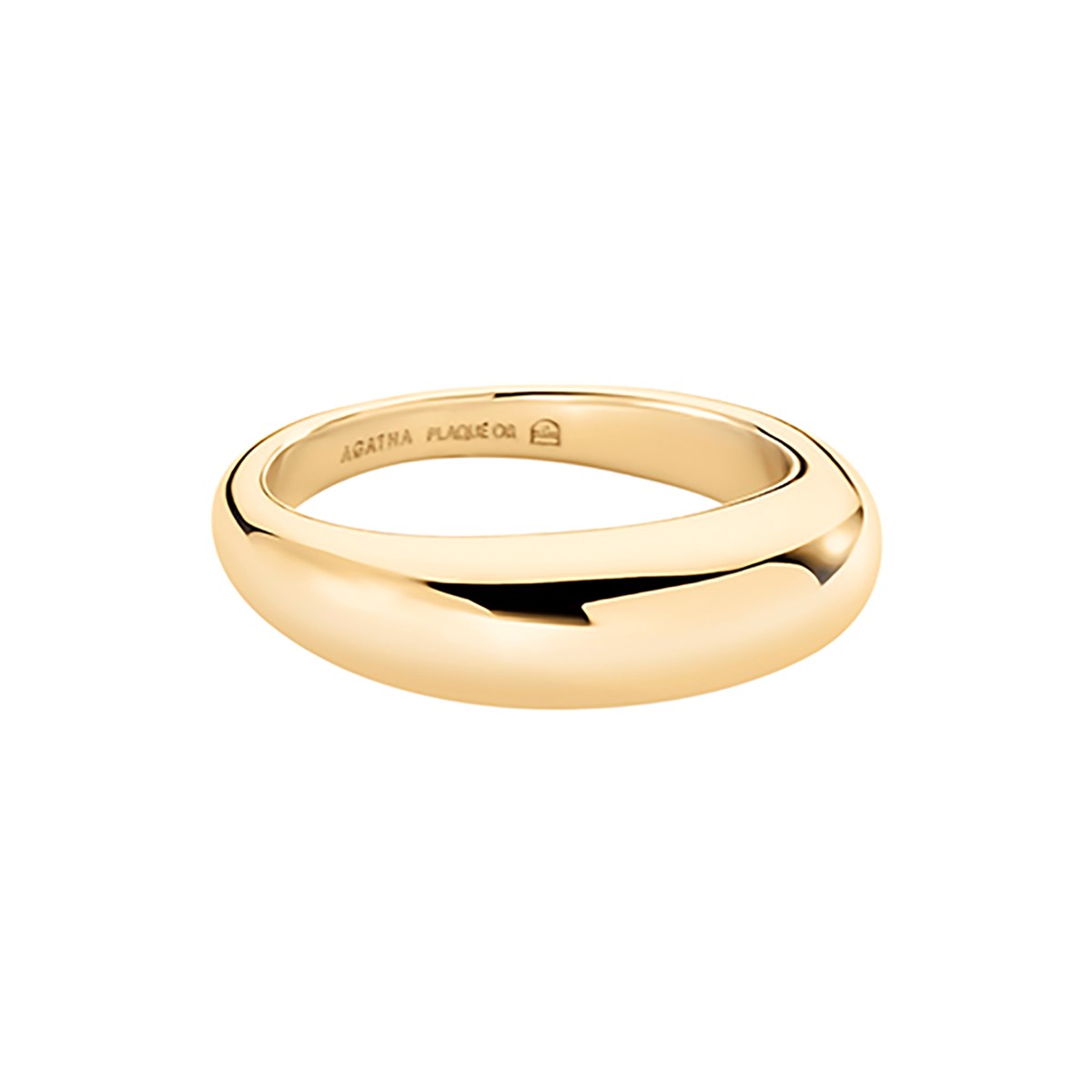 Bague Agatha jonc métal doré_x000D_
Collection LEO - vue 4