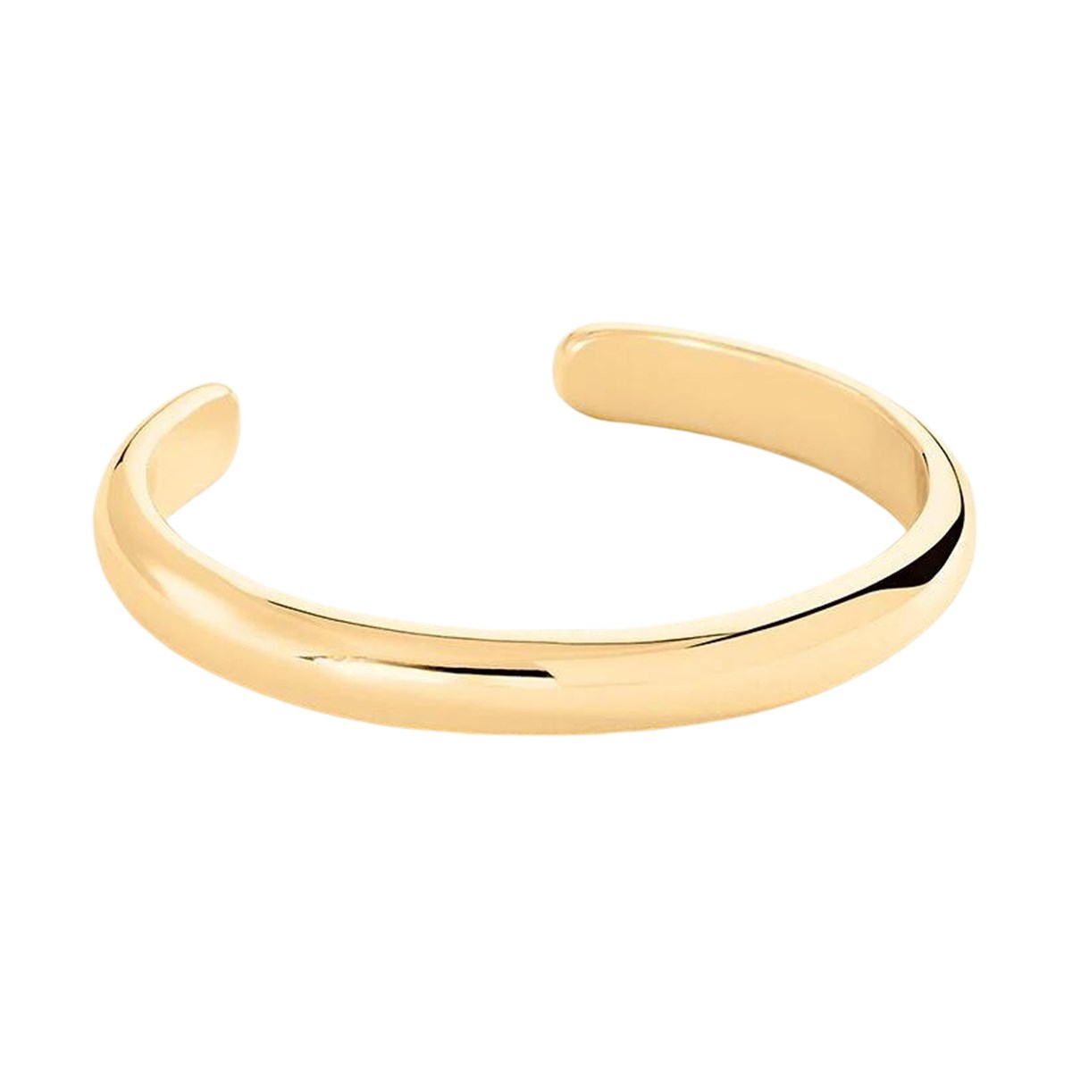 Bracelet jonc ouvert Agatha Leo bombé doré
