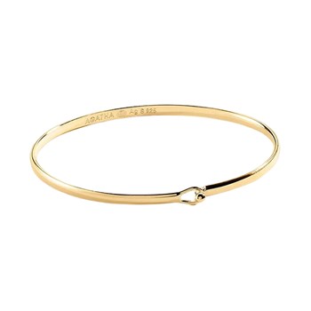 Bracelet jonc Agatha en argent doré
Collection BANGLE