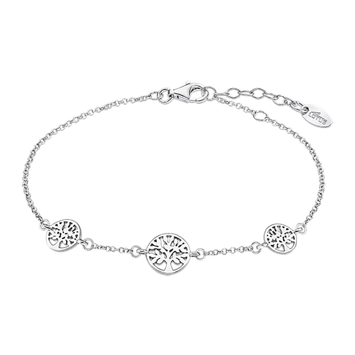 Bracelet Lotus Silver Mystic 3 arbres de vie