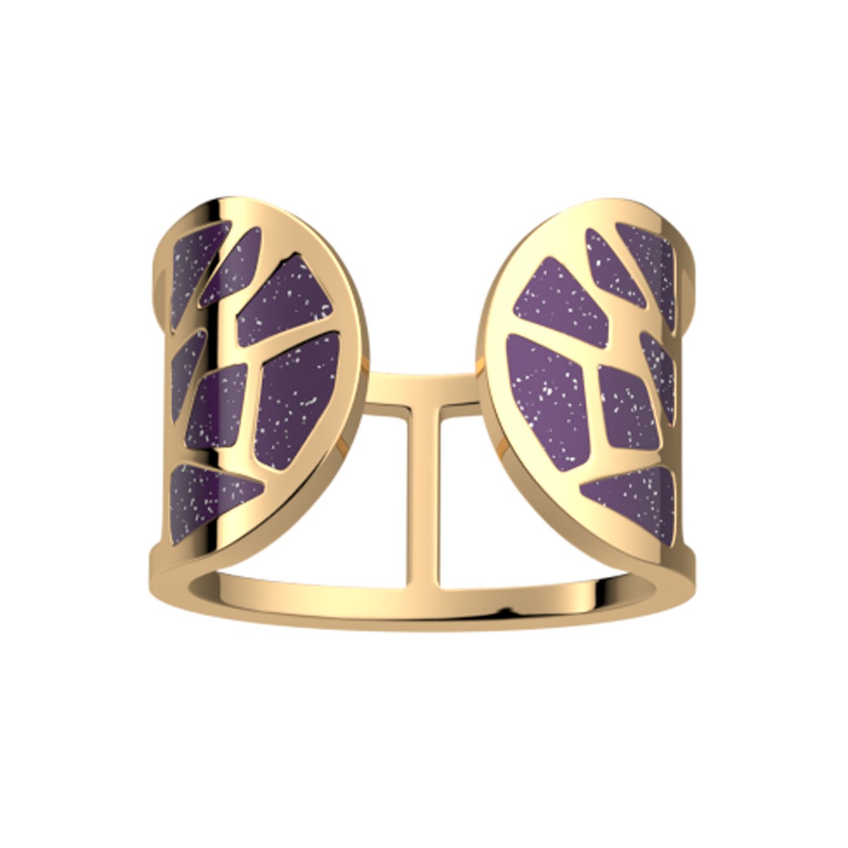 Bague les cadettes Girafe laqué violet - vue 2