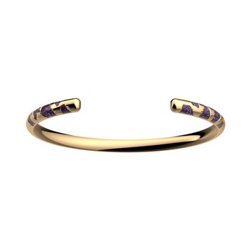 Jonc Les Cadettes Girafe bandeau violet