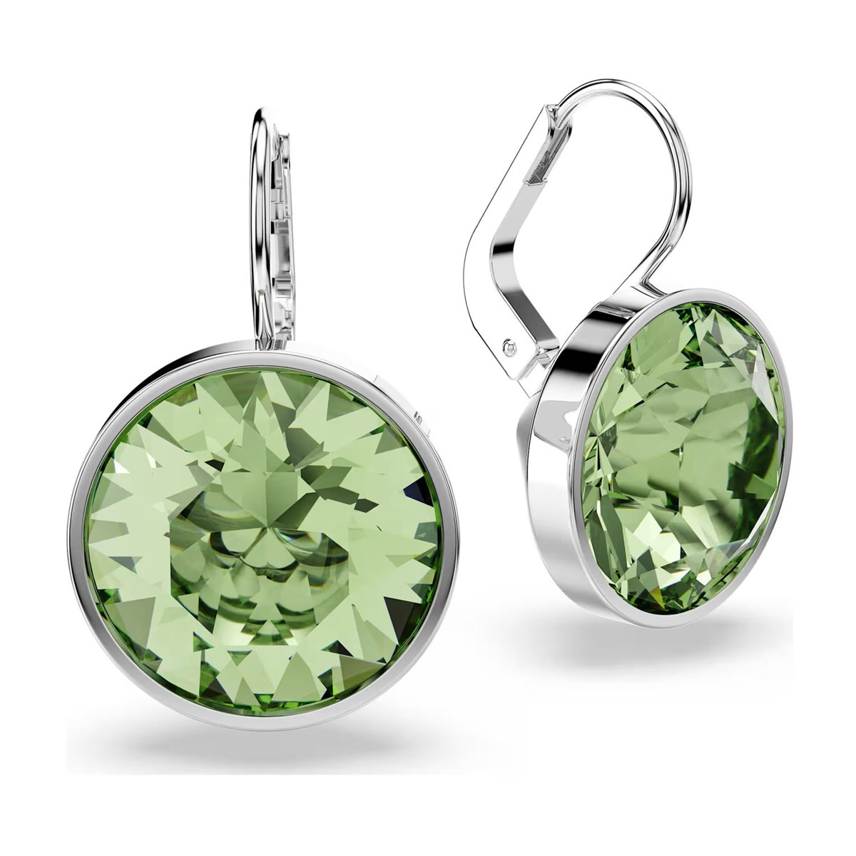 Boucles d'oreilles Swarovski Bella vertes - vue 4