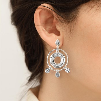 Boucles d'oreilles Les Georgettes Pépite argentées
20mm