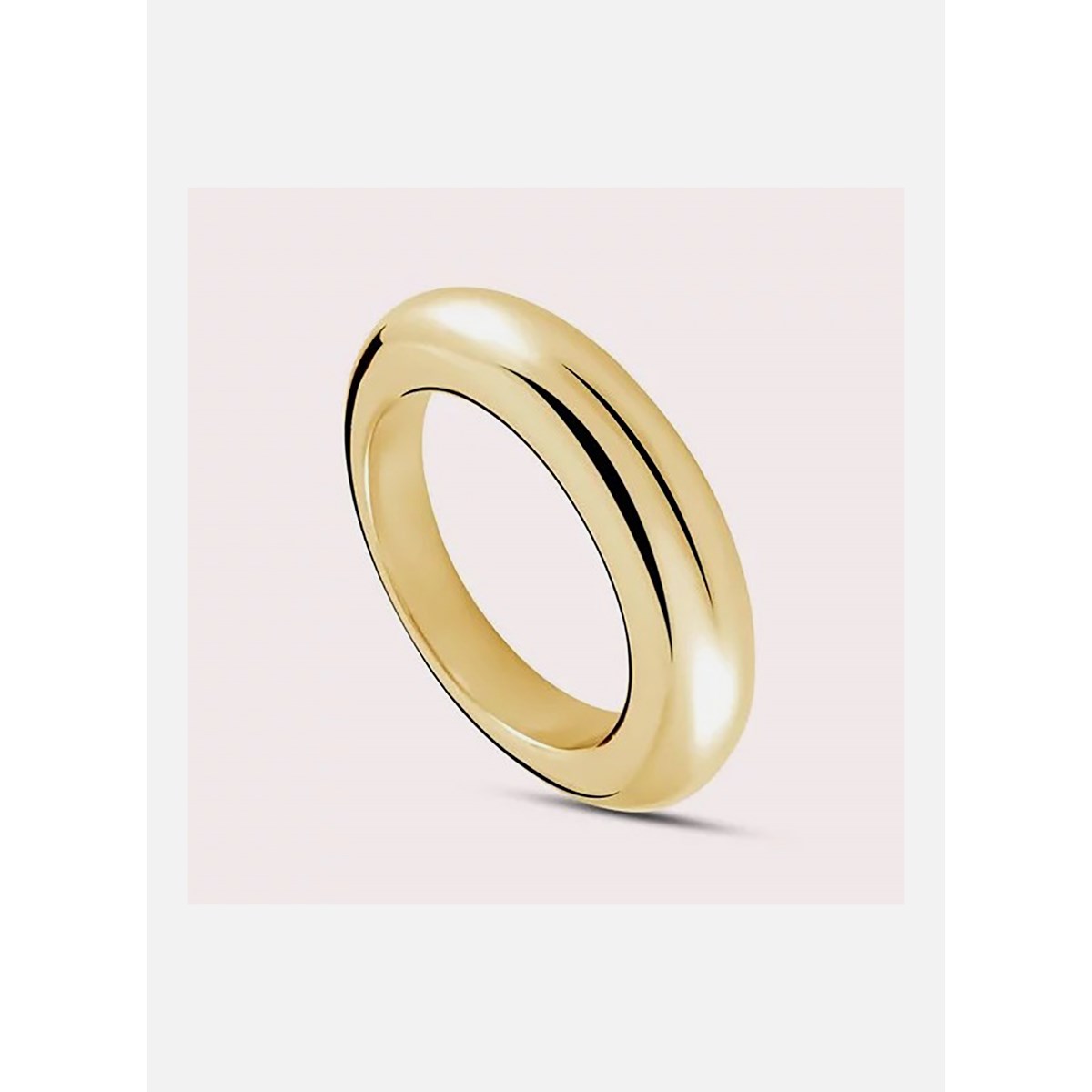 Bague Agatha Leo laiton doré T56 - vue 4