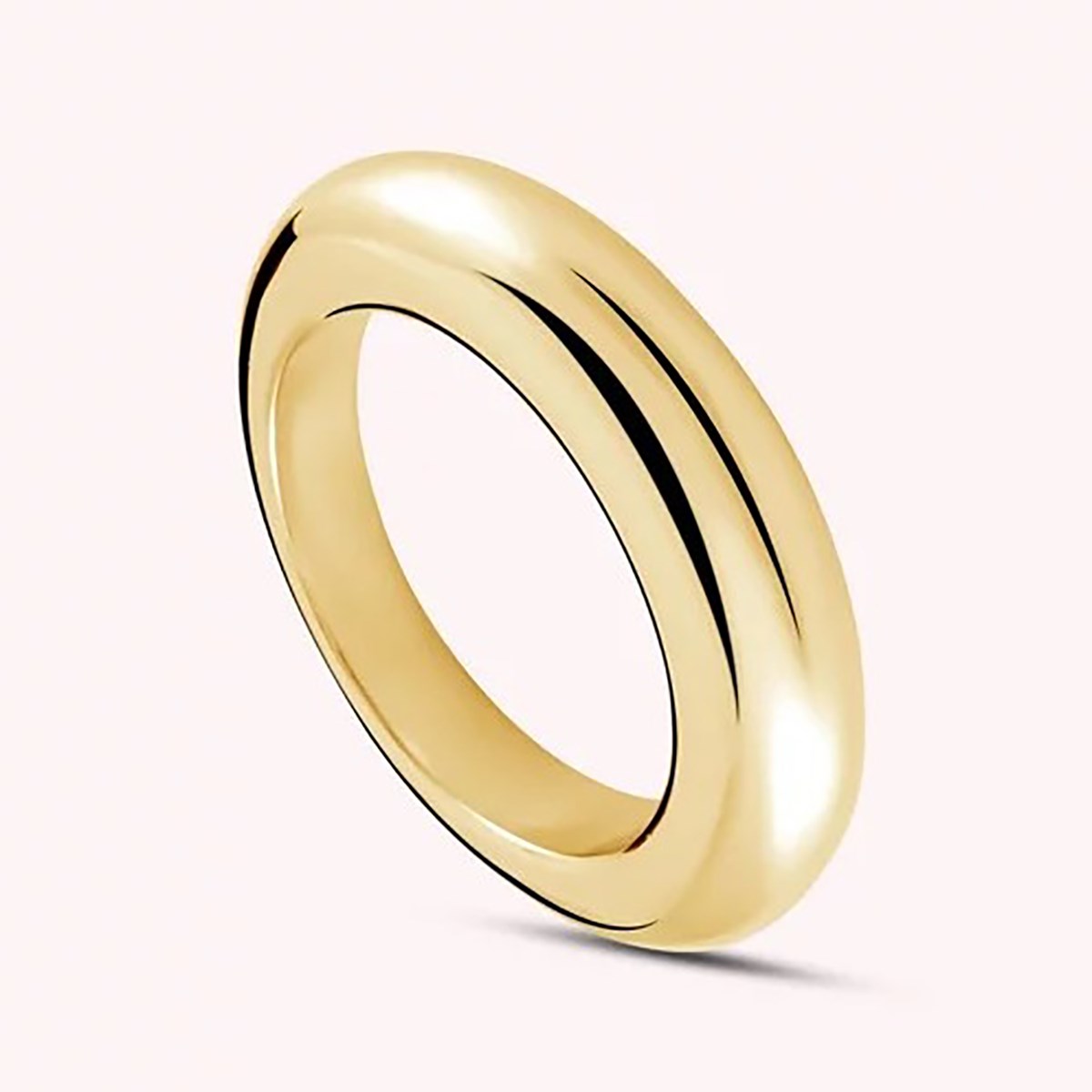 Bague Agatha Leo laiton doré T56 - vue 5