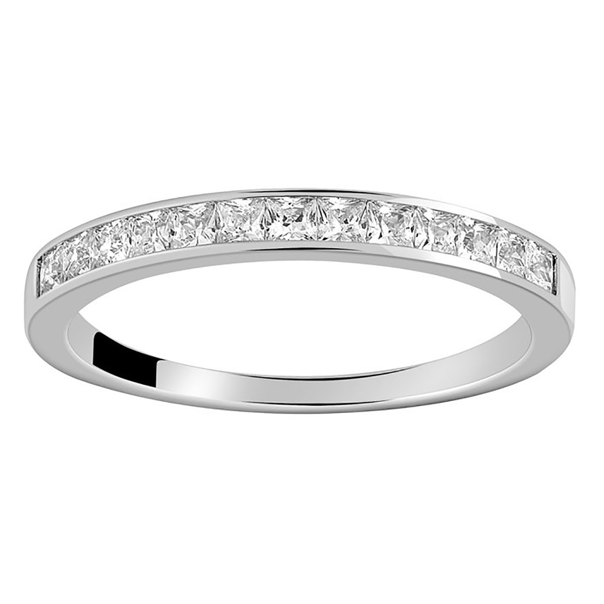 Alliance Gravity or blanc 18 carats palladié diamant - vue 2
