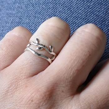 Bague Argent 925 Laurier