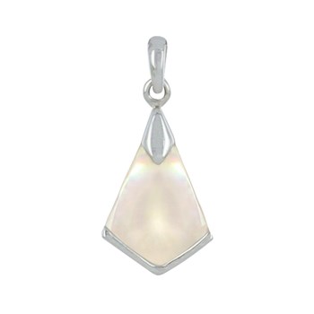 Pendentif Argent 925 Triangle de Nacre