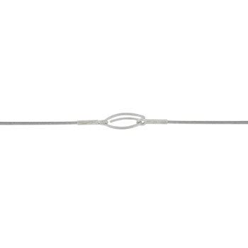 Sautoir Argent 925 et 8 Perles Baroques Gris Foncées et Gris Clair