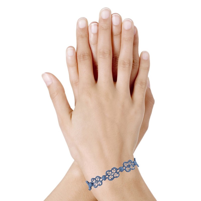 Cruciani Bracelet Dentelle Happy Couleur Acier - vue 2