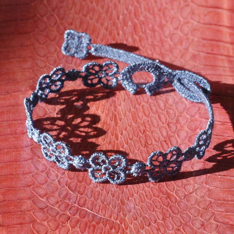Cruciani Bracelet Dentelle Happy Couleur Acier - vue 3