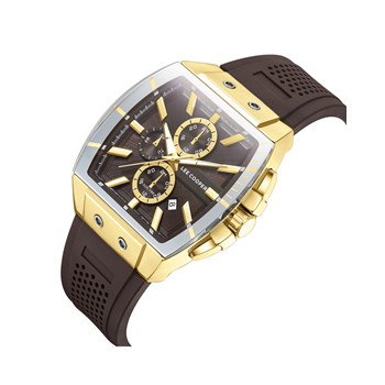 NEVILLE - Montre Homme - Bracelet marron - Analogique