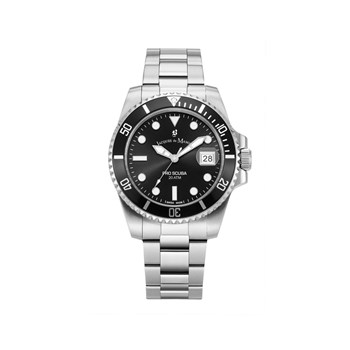 Pro Scuba 43 - Montre homme - Boitier en acier inoxydable - Cadran noir