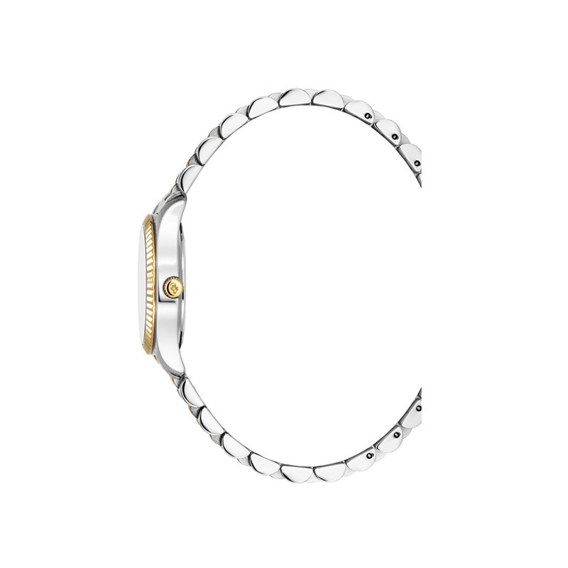 INSPIRATION PRIME - Montre femme - Bracelet argenté doré - Cadran noir - vue 3