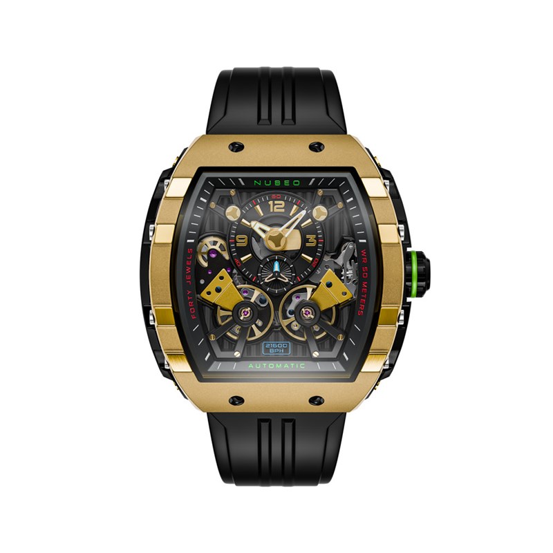 MAGELLAN DOUBLE BARREL AUTOMATIC - Bracelet noir