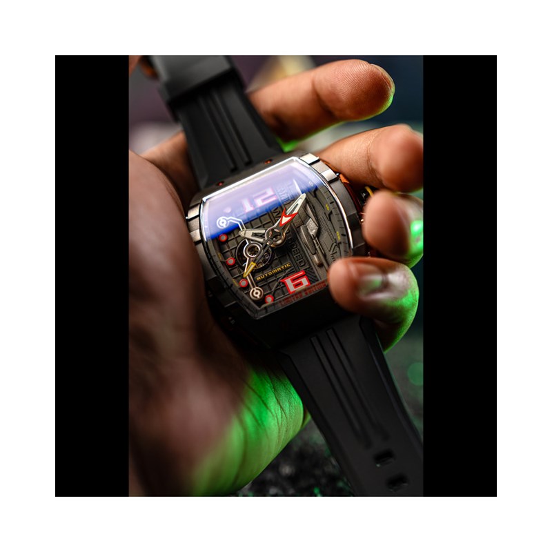 MAGELLAN AUTOMATIC STAR TREK WARP SPEED LIMITED EDITION - Bracelet noir - vue 3