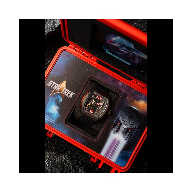 MAGELLAN AUTOMATIC STAR TREK WARP SPEED LIMITED EDITION - Bracelet noir - vue 4