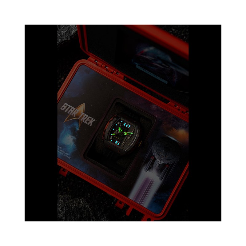 MAGELLAN AUTOMATIC STAR TREK WARP SPEED LIMITED EDITION - Bracelet noir - vue 5