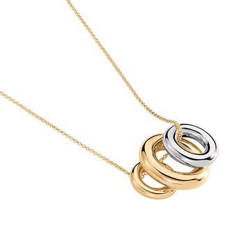 Collier Agatha Trijonc argent doré