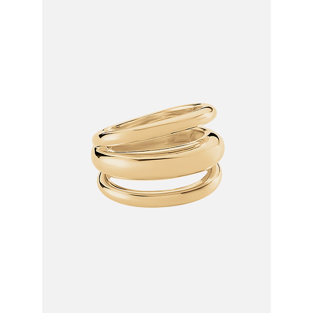 Bague Agatha Trijonc dorée - vue 3