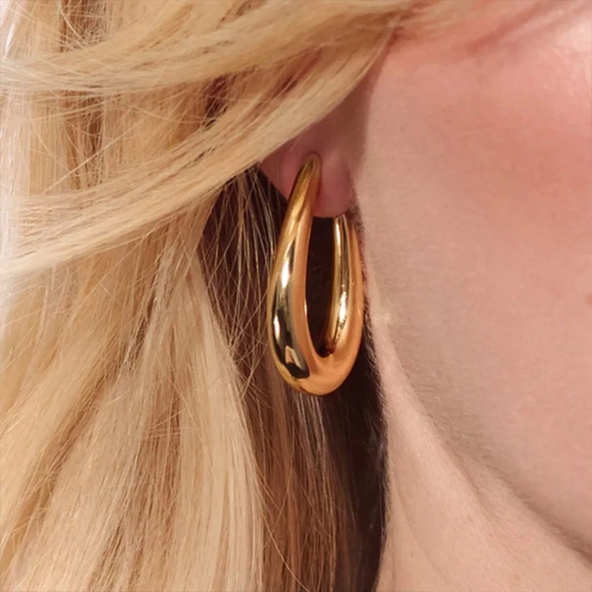 Boucles d'oreilles Sif Jakobs Goccia plaqué or 18K_x000D_
petit modèle nouveautés hiver 2024 - vue 2