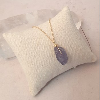 Collier en Argent Doré et Tanzanite Itá