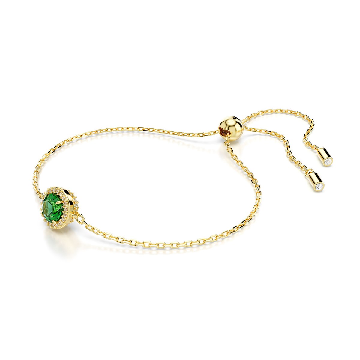 Bracelet souple Swarovski Una angelic vert - vue 3