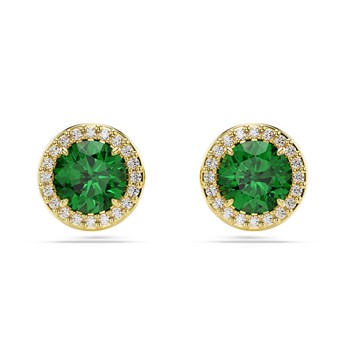 Boucles d'oreilles Swarovski Una verte