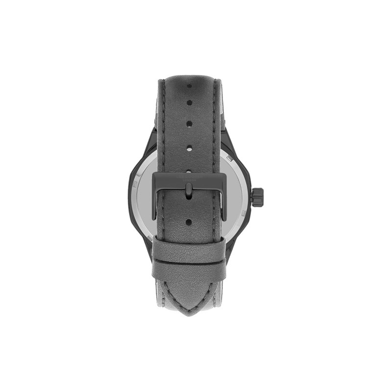 Montre Homme - Analogique - Mouvement automatique - Bracelet gris - vue 3