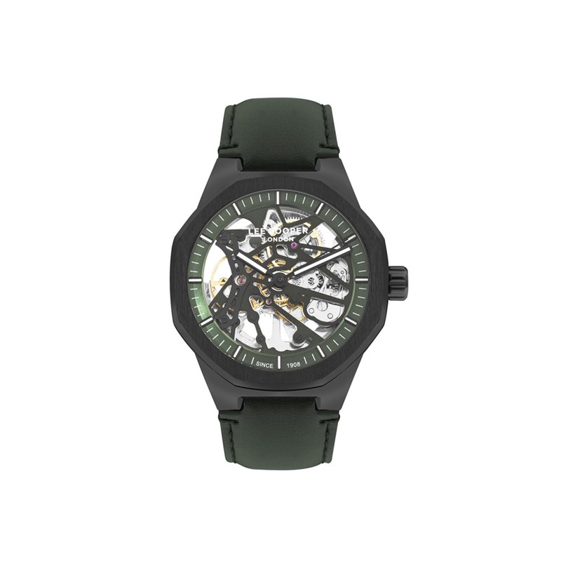 Montre Homme - Analogique - Mouvement automatique - Bracelet vert