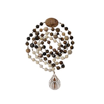 Collier pierres naturelles Patcha femme