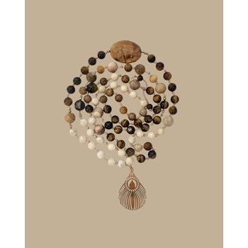 Collier pierres naturelles Patcha femme