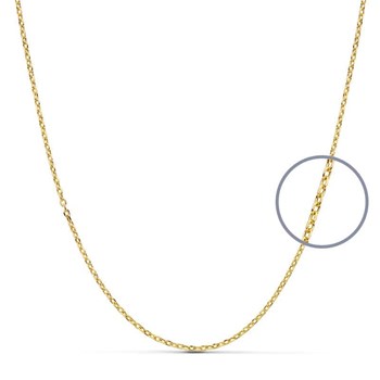 Collier - Pendentif Or 18 Carats 750/000 Jaune Topaze Bleue Goutte - Femme