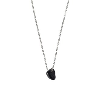 Collier caillou Tourmaline femme Argent