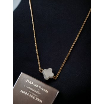 Collier petit nuage Nacre femme or