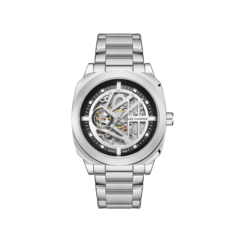 Montre homme - Analogique - Edern - Cadran squelette gris