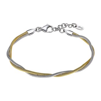 Bracelet Lotus Style bicolore